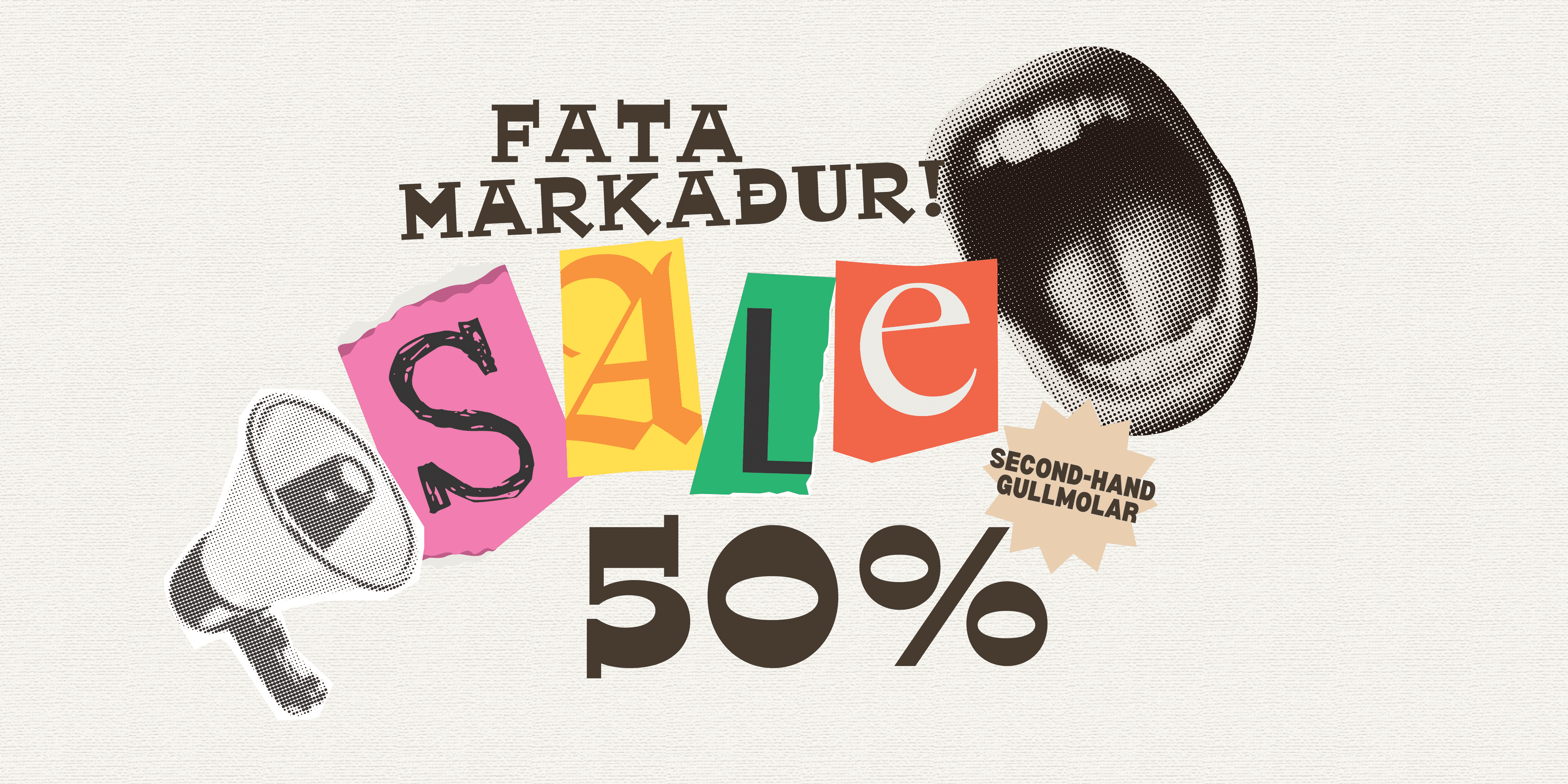 Fata-pop-up-ið á 50% afslætti!